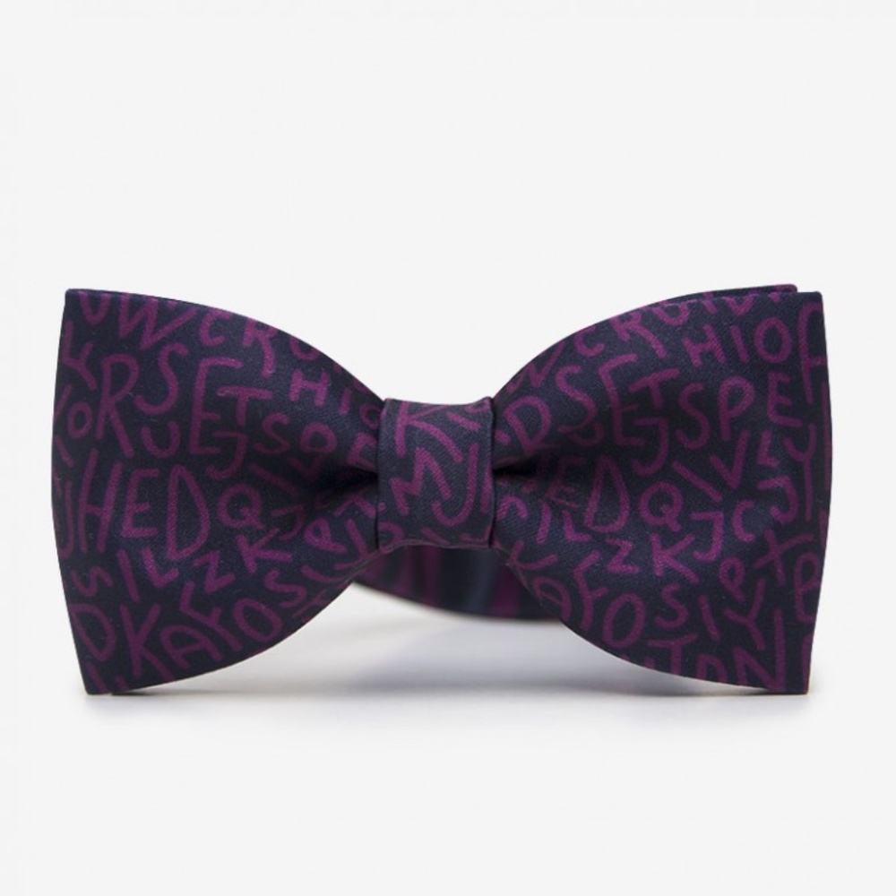 New Men Bowtie Aphabet